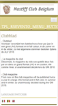 Mobile Screenshot of mastiffclub.be